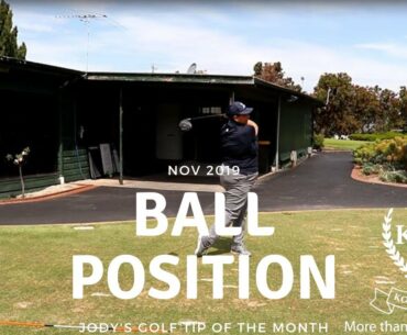 Kooringal Golf Club: Jody's Golf tip of the Month - Ball Position