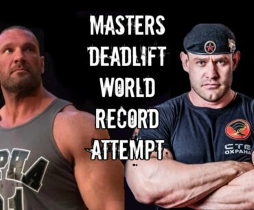 Terry Hollands and Mikhail Shivlyakov Prepare to Battle it out for the Masters Deadlift World Record