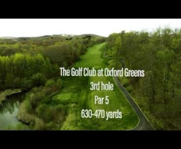 The par 5, 3rd hole at The Golf Club at Oxford Greens in Oxford, Connecticut