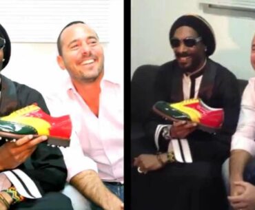Snoop Dogg loooves his new pair of Steven Alexander golf shoes!