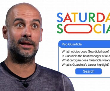 Pep Guardiola Answers the Web's Most Searched Questions About Him | Autocomplete Challenge