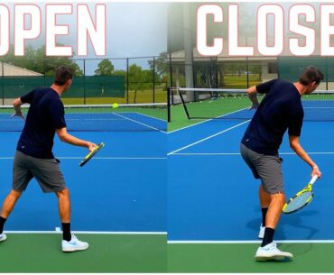 Open Stance vs Closed Stance | How Positioning Works on the Forehand