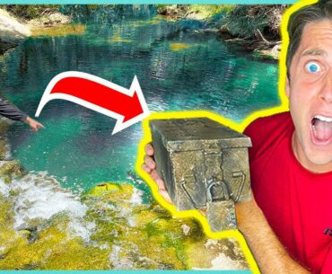We Followed The ABANDONED SAFE CLUES and found THIS Underwater!! *Buried Treasure?!*
