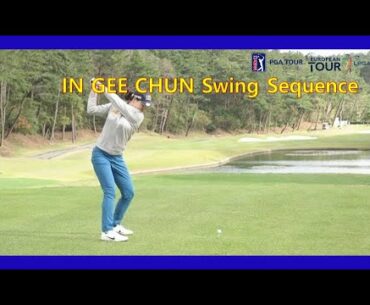 Koren Beatuty Golfer In Gee Chun Amazing Driver Swing Sequence