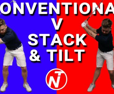 CONVENTIONAL V STACK AND TILT GOLF SWING | Golf Tips | Lesson 138