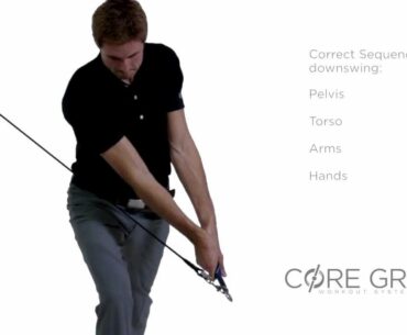 Core 12 - Narrow Lunge Stance - Core Grip Chop Series (Male)