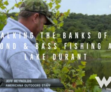 Walking the Banks of a Pond & Bass Fishing at Lake Durant