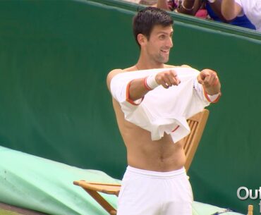 World #1 Novak Djokovic is Shirtless Again! Celebrate the finals win with Nole and Richard Gasquet.