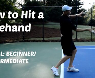 Hit Bigger Forehands with the Open Stance