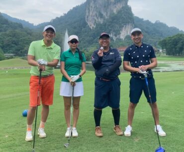 Golfing with 3 musketeers at Templer Park golf club