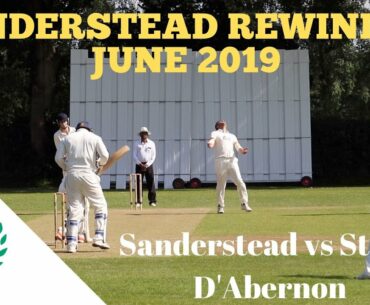 SANDERSTEAD VS STOKE D"ABERNON: 10 Minute Surrey Championship Cricket Highlights From JUNE 2019