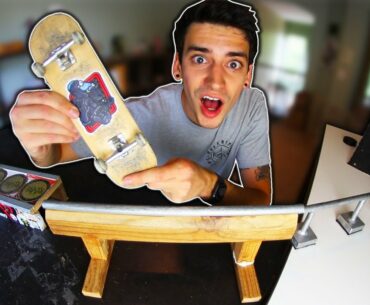 MY HANDBOARD SKATEPARK!