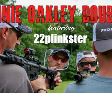 Double .22lr Annie Oakley Clay Snipe ft 22Plinkster | Gould Brothers