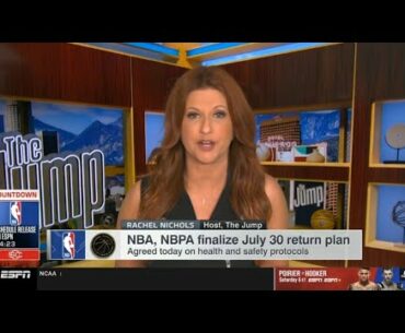 [BREAKING NEWS] Rachel Nichols "heated" NBA, NBPA finalize July 30 return plan | ESPN SC