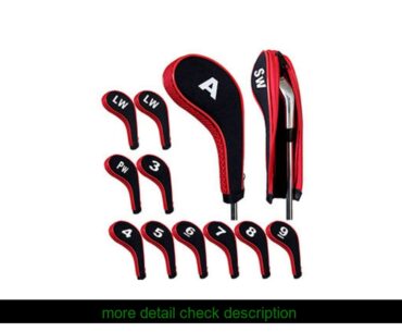 Good price for 2020 Hot Sale 12 Pcs Golf Club Head Iron Covers Zippered Neoprene Protective Portabl