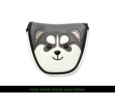 PurchaseNew Golf Putter Headcover PU Leather Dustproof Lovely Husky Animal Head Cover For Putter