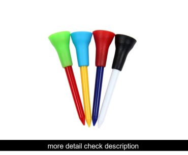 Cheapest price for 50Pcs 75mm Mixed Color Plastic Golf Tees Golfer Training Tool