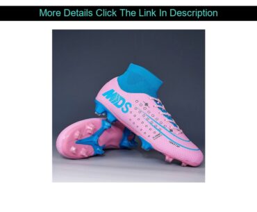 Best Youth football shoes adult grass professional game football shoes long spike large size traini