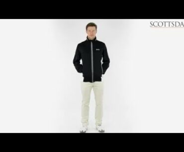 Hugo Boss Jalay Pro 1 Golf Waterproof Jacket Black/White/Silver