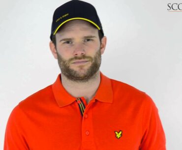 Lyle & Scott Kelso Tech Pique Polo Shirt Orange