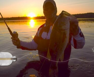 Bubble Fly Fishing for Bass at Kent Lake w/ Zebco 33 Classic