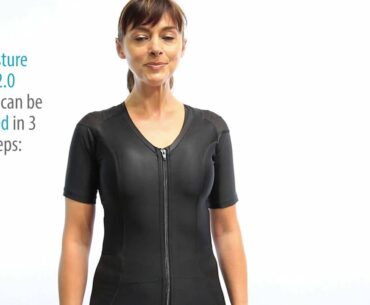 HOW TO WEAR THE ALGINMED  POSTURE SHIRT (ZIPPER)