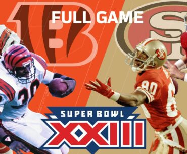 Super Bowl XXIII: "Montana & Rice's Legendary Performance" | Bengals vs. 49ers | NFL Full Game