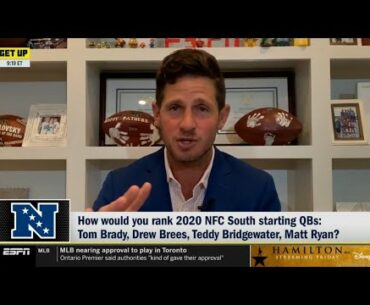 Dan Orlovsky discuss How would you rank 2020 NFC South starting QBs: Tom Brady, Drew Brees,...?