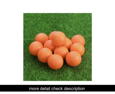 Cheapest12pcs Soft Flexible Practice Golf Balls PU Golfballs Indoor Outdoor Training Golf Ball (Ora