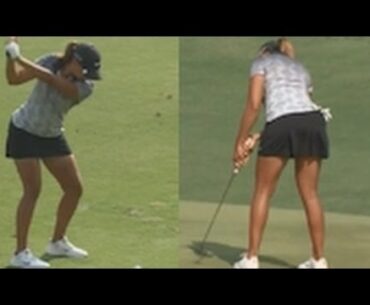 Cheyenne Woods (niece of Tiger) 2015 Indian Open Golf Highlights