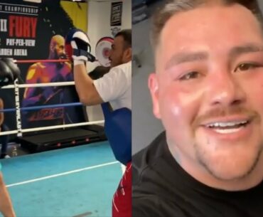 ANDY RUIZ TRAINING, LOOKING SHARP ON THE MITTS, TRAINING DEFENSE AND COUNTER ATTACK ON THE INSIDE!