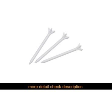 Purchase100pcs Golf 70mm Zero Friction Plastic 5 Prong Tees (White)