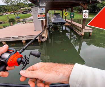 Catch MORE Bass around Docks - Summer Bass Fishing Tips