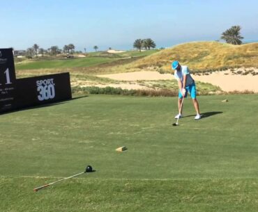 Saadiyat Beach Golf Club Par 5 11th back tees Golds Driver