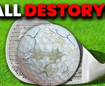 THIS AMAZING ILLEGAL GOLF CLUB DESTROYS GOLF BALLS