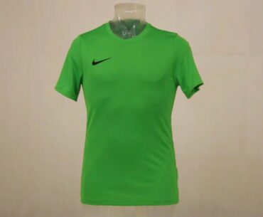 Nike Park VI Short Sleeve Football Shirt Hyper Verde