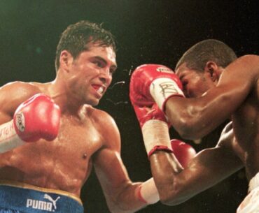 OSCAR DELA HOYA "WHAT DO YOU FEEL ABOUT A FELIZ TRINIDAD REMATCH?"