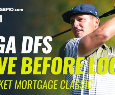 PGA DFS Live Before Lock - 2020 Rocket Mortgage Classic - Awesemo.com