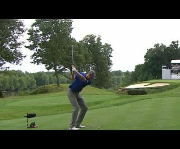 Charlie Danielson's tee shot yields birdie at John Deere