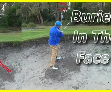 How To Hit A Buried In The Face Bunker Shot