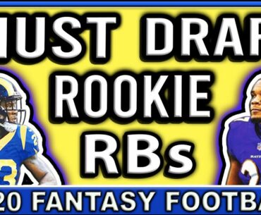 MUST DRAFT ROOKIE RUNNING BACKS for 2020 Fantasy Football