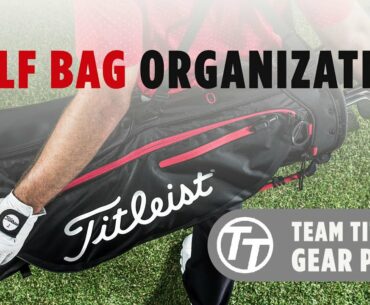 Team Titleist Gear Panel: Golf Bag Organization