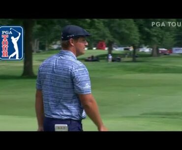 Bryson DeChambeau’s 375-yard drive leads to birdie at Rocket Mortgage