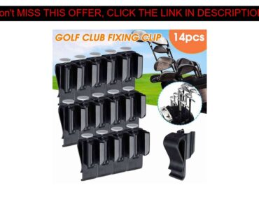 Deal 14 Pcs Sports Golf Bag Clip On Clamp Holder Putter Put Organizer Club Golf Club Grips Golf Equ