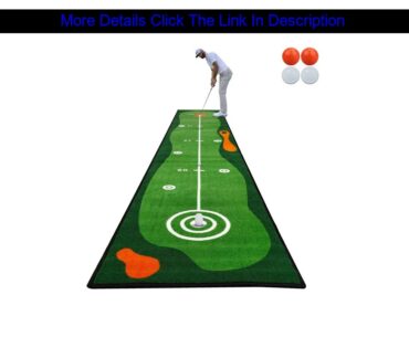 Slide Crestgolf 300cm*50cm Golf Mat Golf Putting Green Indoor Golf Practice Using Indoor Outdoor Lo