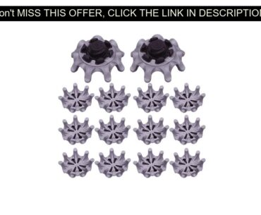 Best 14pcs Golf Shoes Soft Spikes Pins 1/4 Turn Fast Twist Shoe Spikes Durable Replacement Set Golf