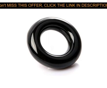 Slide Round Weight Power Swing Ring for Golf Clubs Warm Up Training Aid (Black)