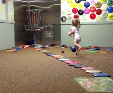 Kaidin Bell amazing 21 month old baby,discraft disc golf prodigy pdga jr clinic ace putt