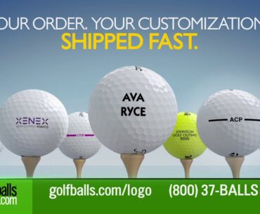 Customized Golf Balls from Top Brands, Shipped Fast