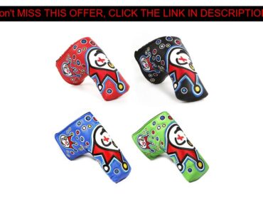 Deal New Golf putter clown joker cover Blade Putter Headcover cameron Johnny jackpot blade putter s